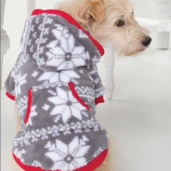SM Pajamagram Hoodie-Footie™ for Dogs - Nordic Fleece - Picture 3 of 4